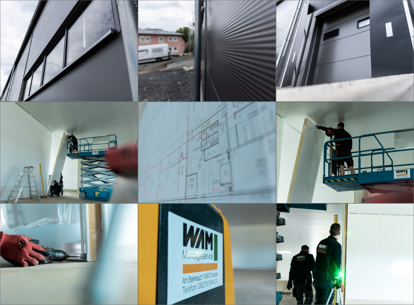 WAM Referenzen Collage